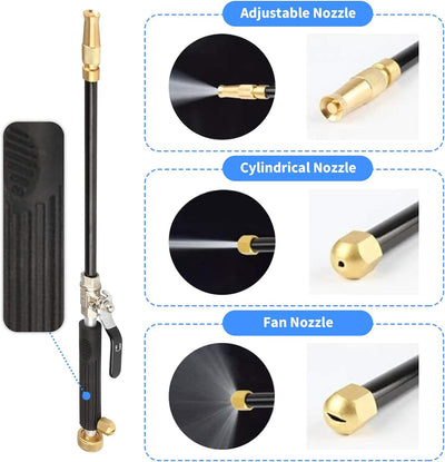 Jet Hochdruck-Hochdruckreiniger, Hochdruckschlauch Düsen-Hochdruckreiniger Stab Ausziehbares Gartens