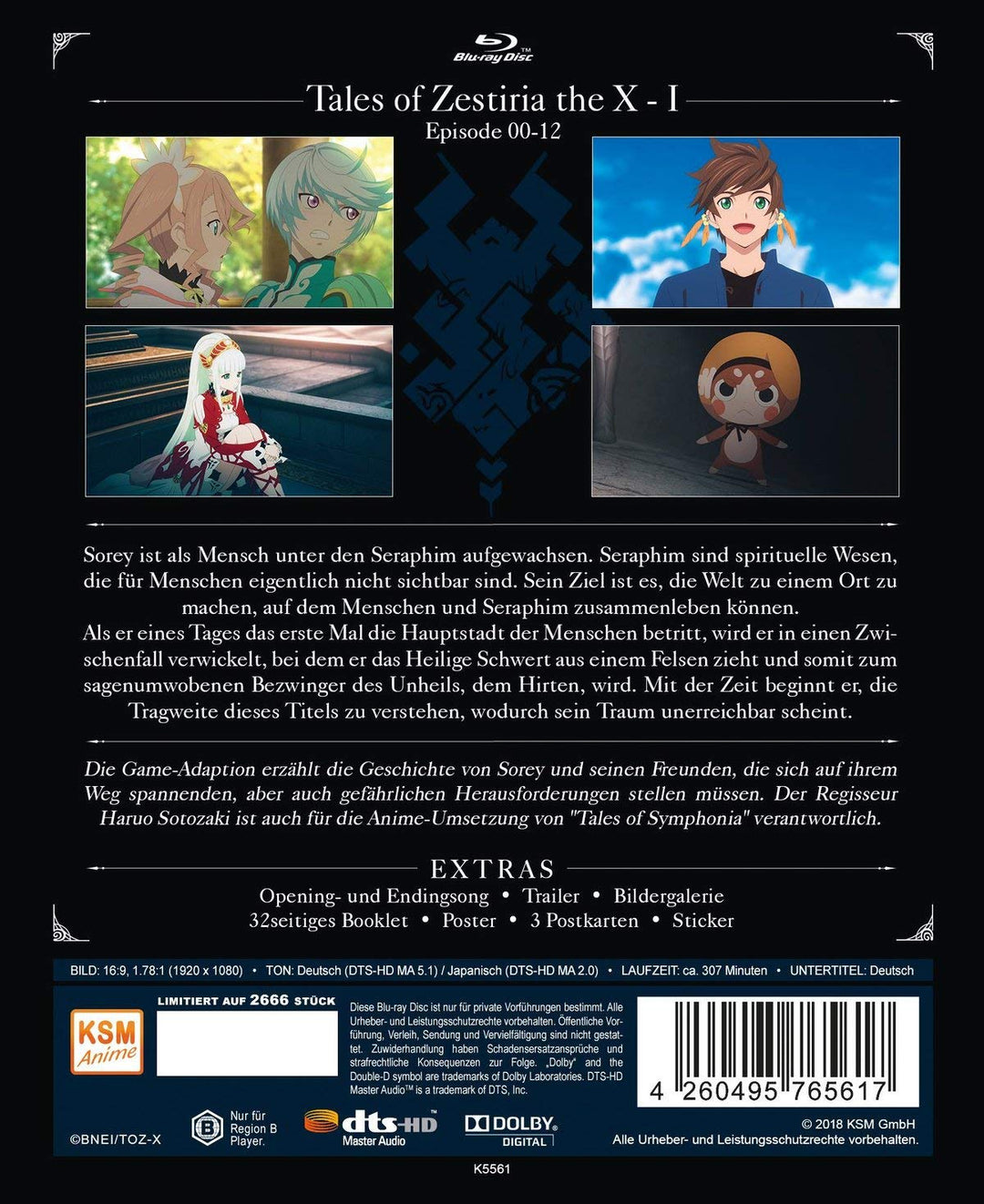 Tales of Zestiria - The X - Staffel 1: Episode 00-12 im limitierten Schuber [Blu-ray], Blu-ray