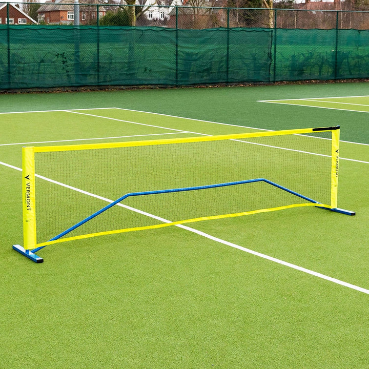 Vermont Procourt Mini Tennisnetz und Schläger Set │ Kinder, Jugendliche, Erwachsene │ Netz, Pfosten,