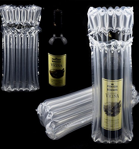 Inflatable Air Bag Bubble Wrap Packaging Bag Cushion for Wine Bottle Shockproof Protection (50), 50