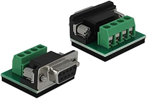 DeLOCK 62919 Kabeladapter RS-232 RS-485, schwarz, Kabeladapter (RS-232, RS-485, Schwarz)