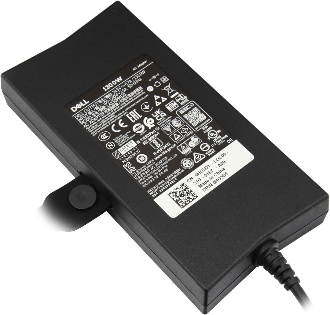 Dell 450-19221 Original Netzteil 130 Watt Flache Bauform für XPS 17 (L701X), 17 (L702X), 14 (L421X),