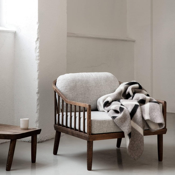 RØROS TWEED - Knut - Wolldecke aus norwegischer Lammwolle - Design von Hallgeir Homstvedt - Deckenma