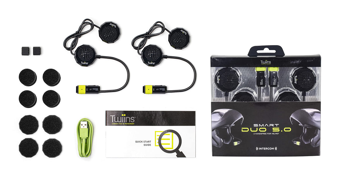 TWIINS HANDSFREE Smart Duo Gegensprechanlage 5.0 Taglia unica, Taglia unica