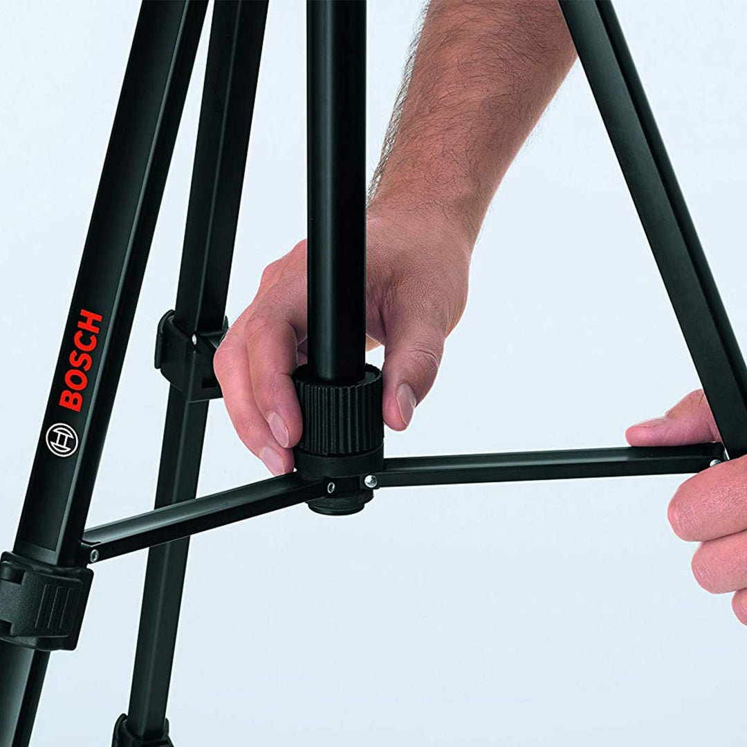 Bosch Premium-Stativ TT 150 (regulierbare Höhe 55-157 cm für schnelle und flexible Positionierung vo