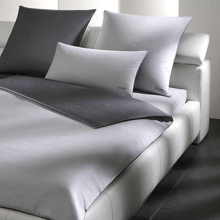 Joop! Bettwäsche Micro Pattern Silber 4040-9 1 Bettbezug 200 x 200 cm + 2 Kissenbezüge 70 x 90 cm