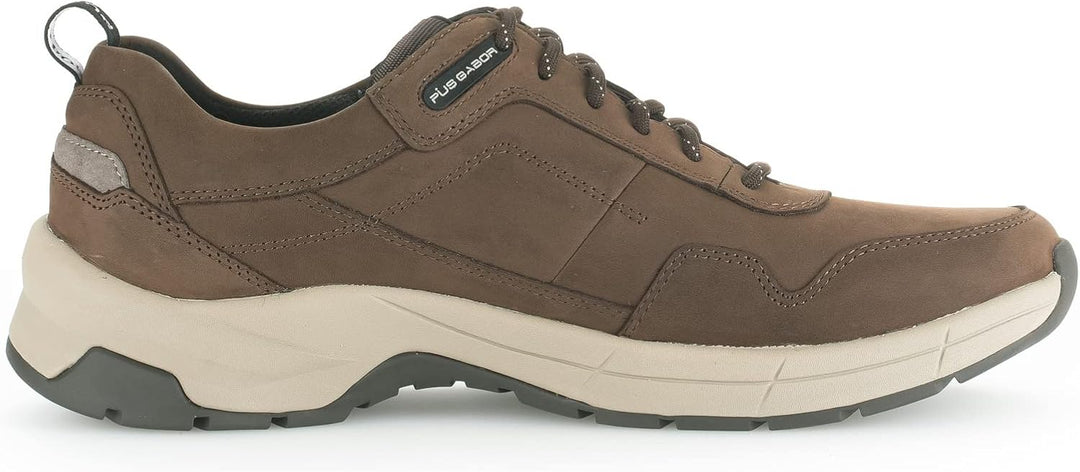 Pius Gabor Herren Sneaker Low,Halbschuhe,zertifiziertes Leder,Wechselfussbett 41 EU Braun Espresso 2