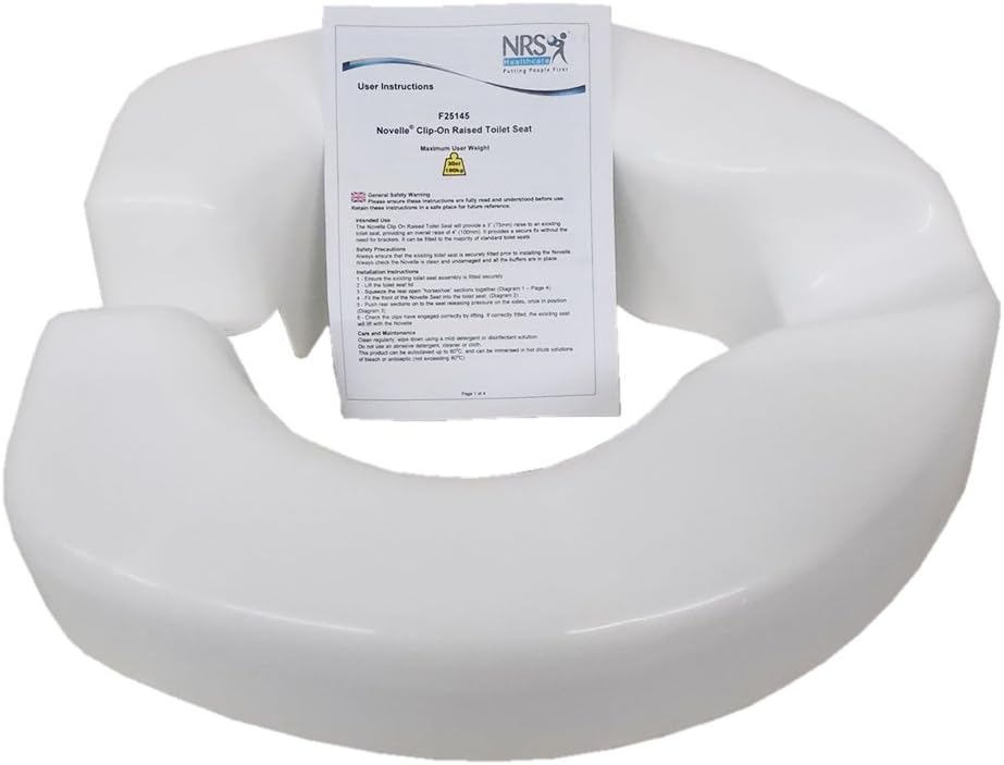 Novelle Erhöhter Toilettensitz (transportierbar, zum Aufstecken)