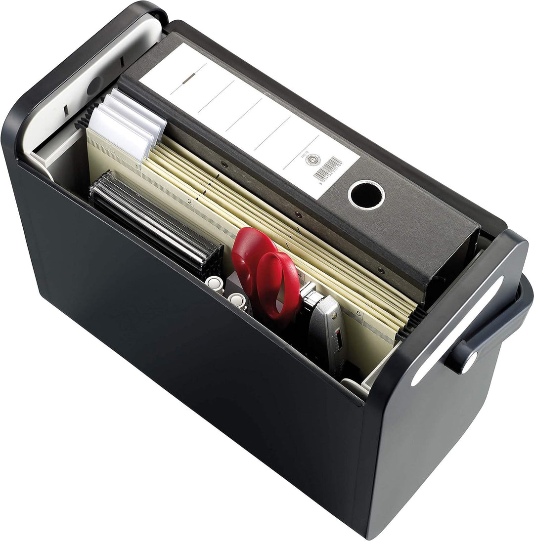 Helit H6110195 - MobilBox „the mobile box“, schwarz, Schwarz