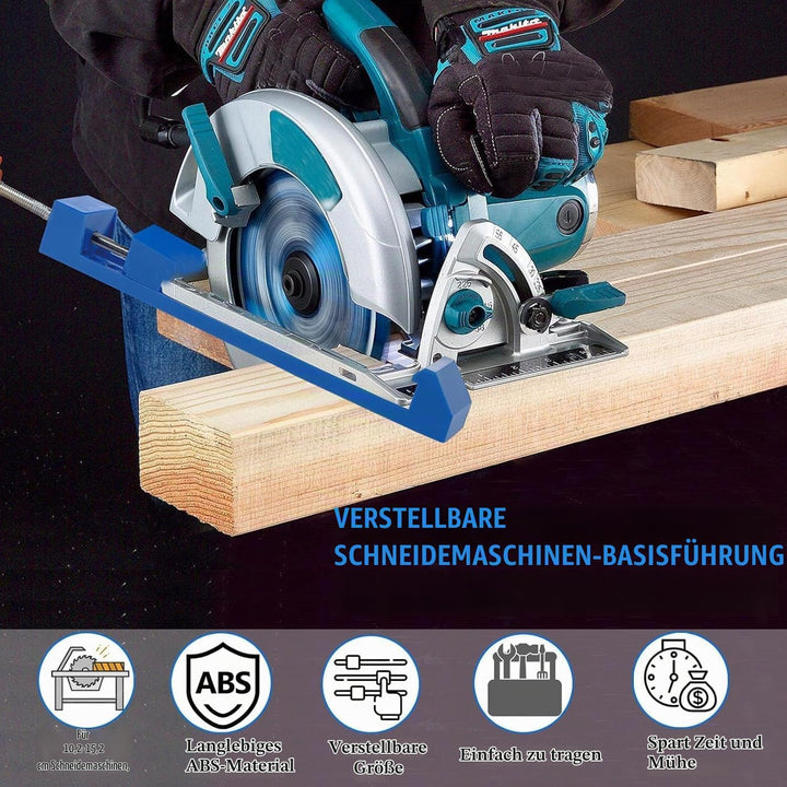 Einstellbare Schneidemaschine Basisführung,145-208mm Positionierungsklemme für Kreissägen und Fräsen