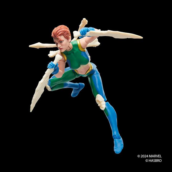 Marvel Legends Series Marrow Action-Figur zu den Comics, Rot und Schwarz, Marrow