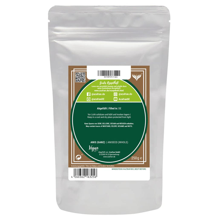 Azafran Anis ganz - Anissamen - Ideal auch als Anistee 1kg