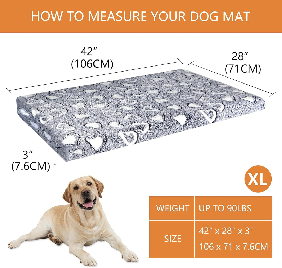 VANKEAN Hundebett Grosse Hunde Reversible kühl und warm, Hundematte Waschbar für Kiste mit wasserdic