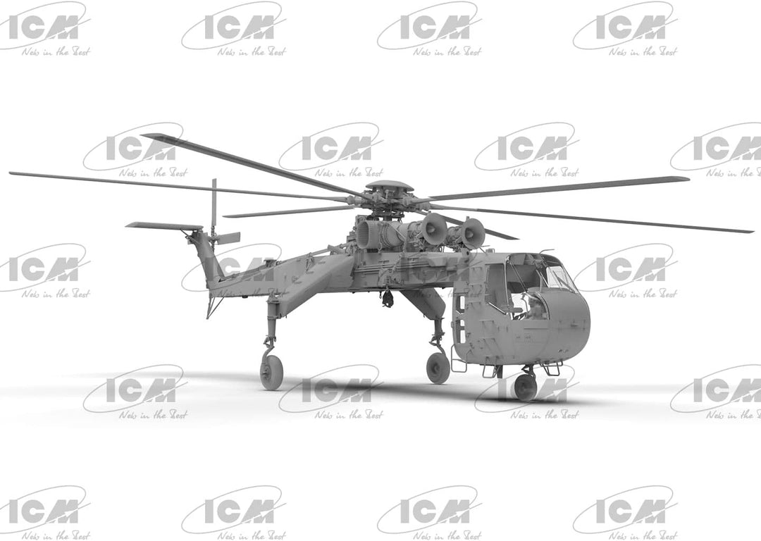 ICM - Modell Hubschrauber Sikorsky Ch-54a Tarhe Us Heavy Helicopter 53054 1/35. Modell Panzer Promo