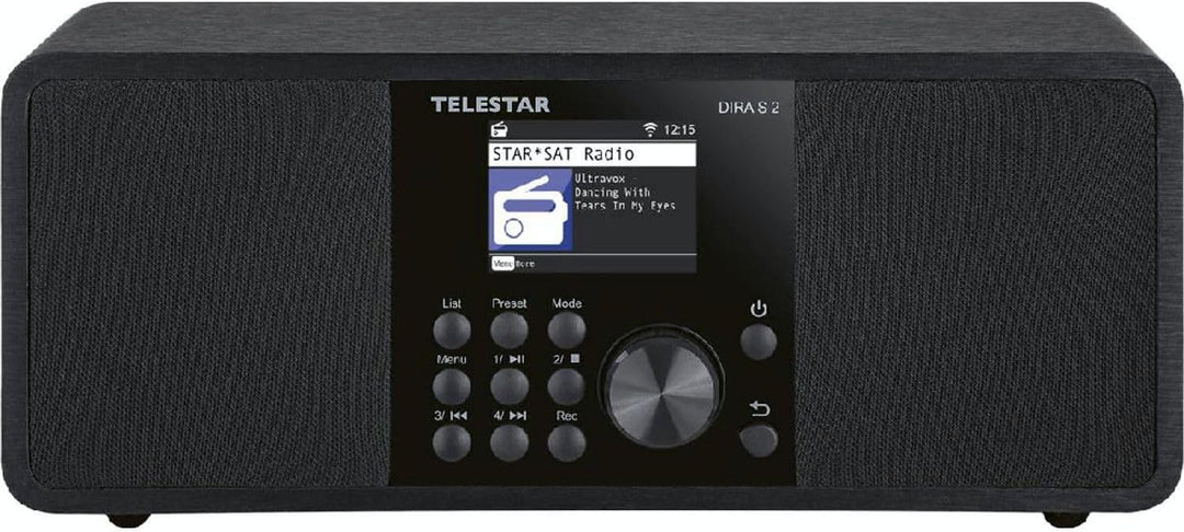 Telestar DIRA S 2 Multifunktions-Stereoradio Digiradio, Hybridradio, DAB+/UKW Stereo Schwarz, Stereo