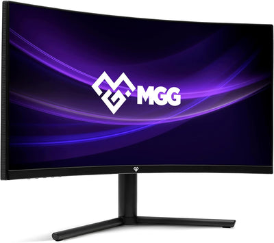 Millenium 24 Zoll Gaming Monitor mit 1ms Reaktionszeit, Curved Monitor FHD mit 1920x1080 Pixel Auflö