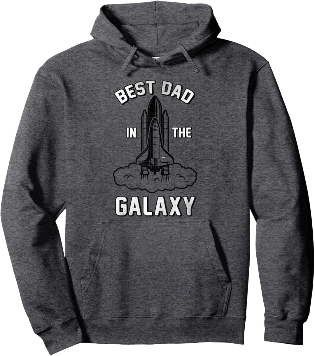 NASA Best Dad In The Galaxy Shuttle Lift-Off Pullover Hoodie