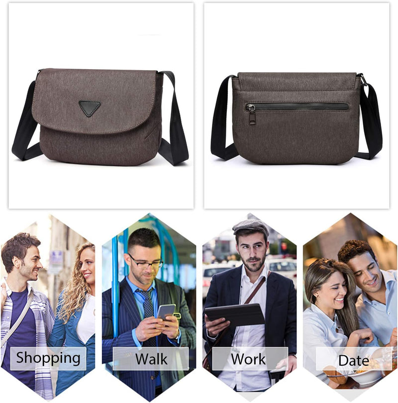 FANDARE Unisex Umhängetasche Herren Damen Schultertaschen Crossbody Messenger Handy Umhängetasche Mä