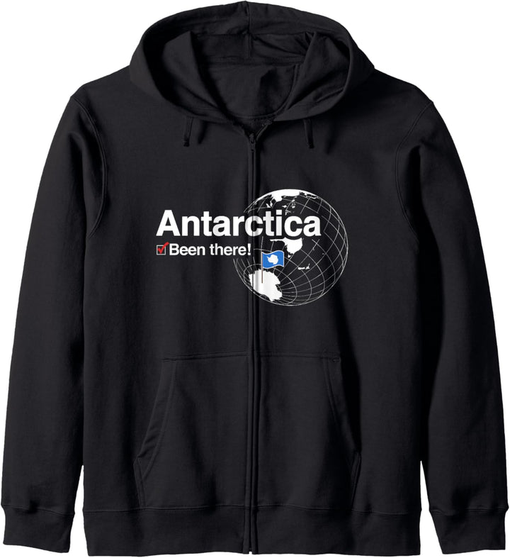 I've Been There Flagge der Antarktis Kapuzenjacke