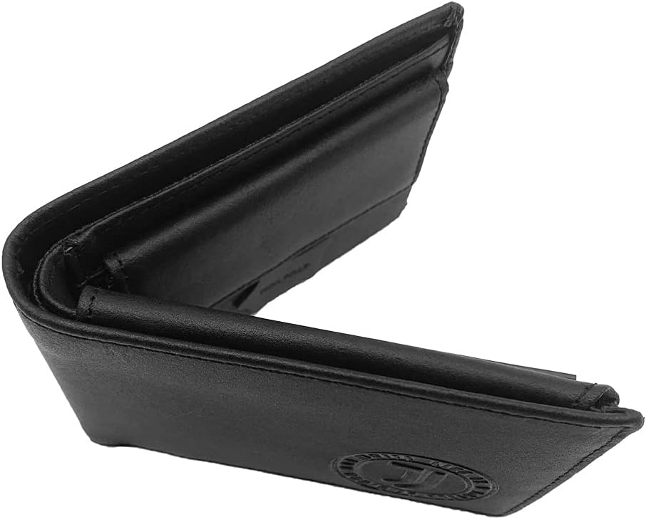 Juventus 133062, Geldbörse aus Leder, offizielles Produkt für Herren, schwarz, 125 x 95 x 30 mm