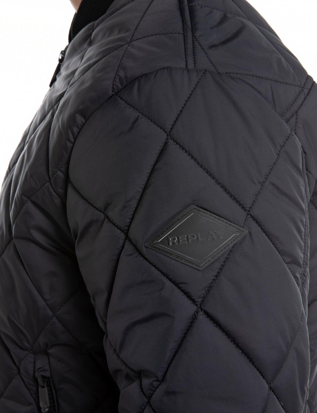 Replay Herren Jacke Bomberjacke Winter M Black 098, M Black 098