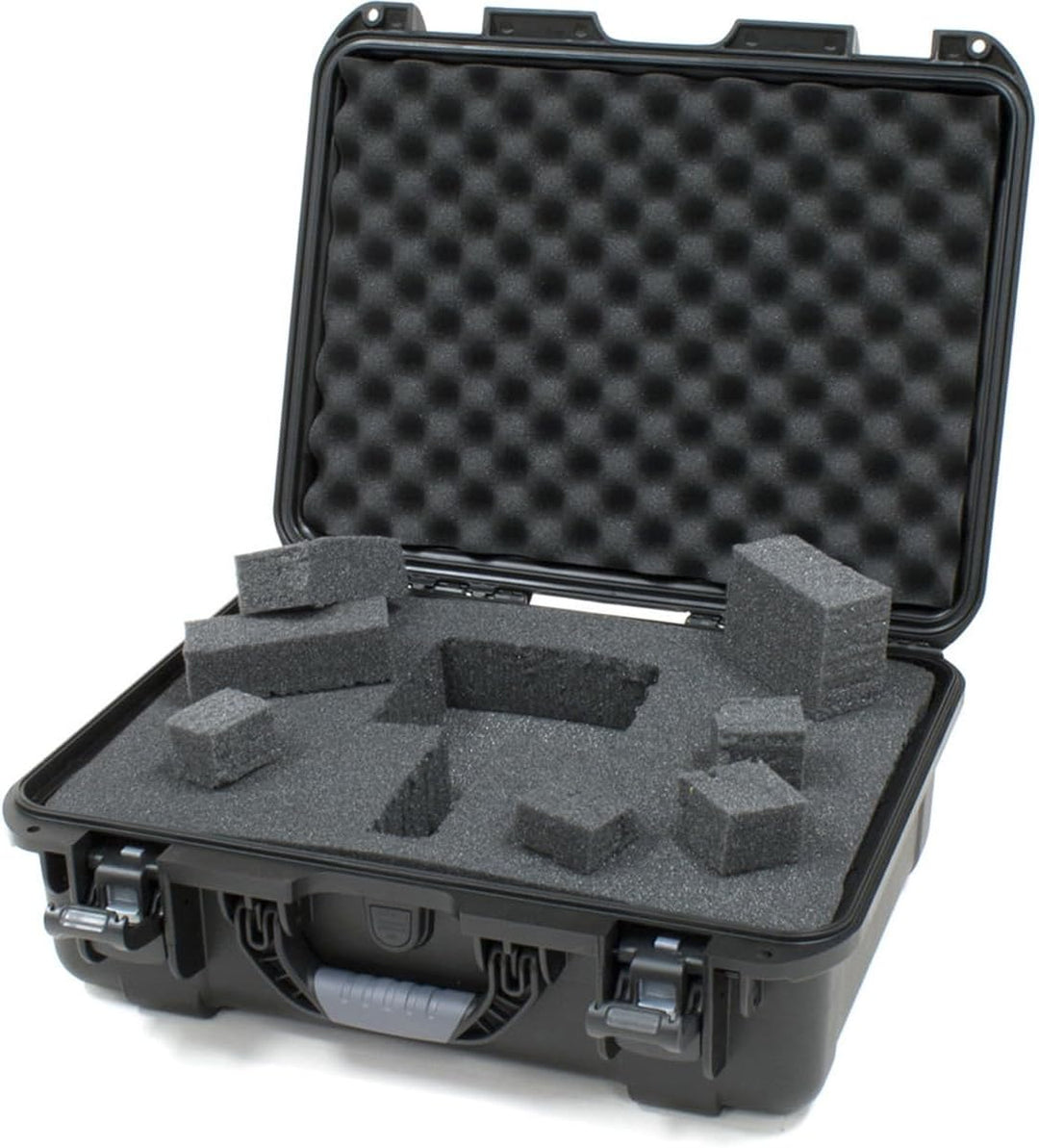 Nanuk Large Series 930 Leichter, wasserdichter Koffer aus NK-7-Harz mit Raster-Schaumeinsatz, Schwar