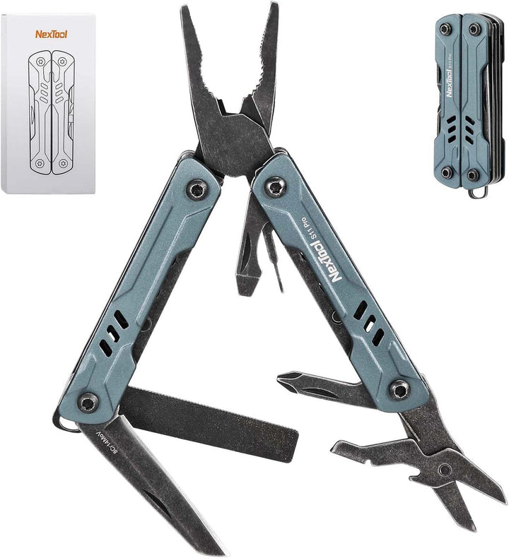 NexTool Multitool Mini Sailor S11 Pro,12-in-1 Multi Tool,Kompaktes EDC-Werkzeug mit Upgraded Materia