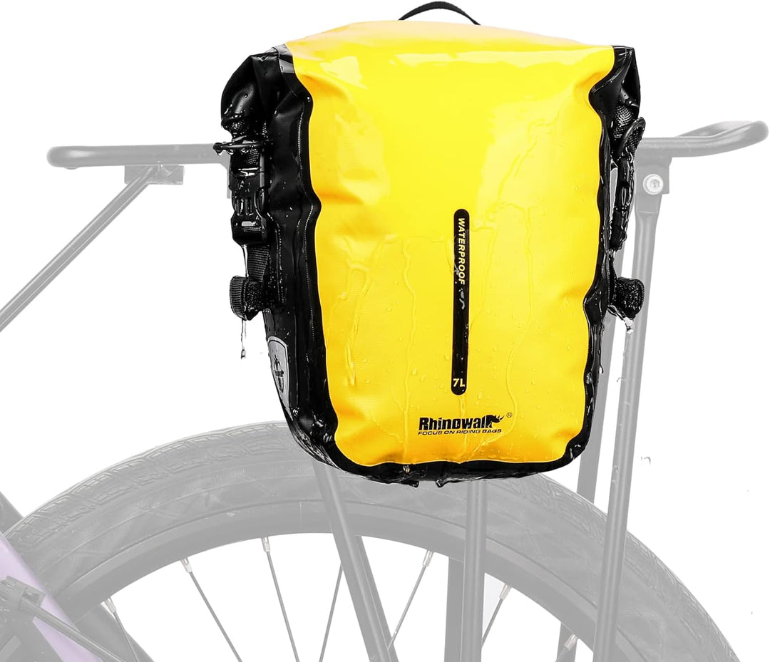 Rhinowalk Fahrrad Gepäckträgertasche Wasserdicht 7L Fahrradtasche für Gepäckträger Fahrrad Trägertas