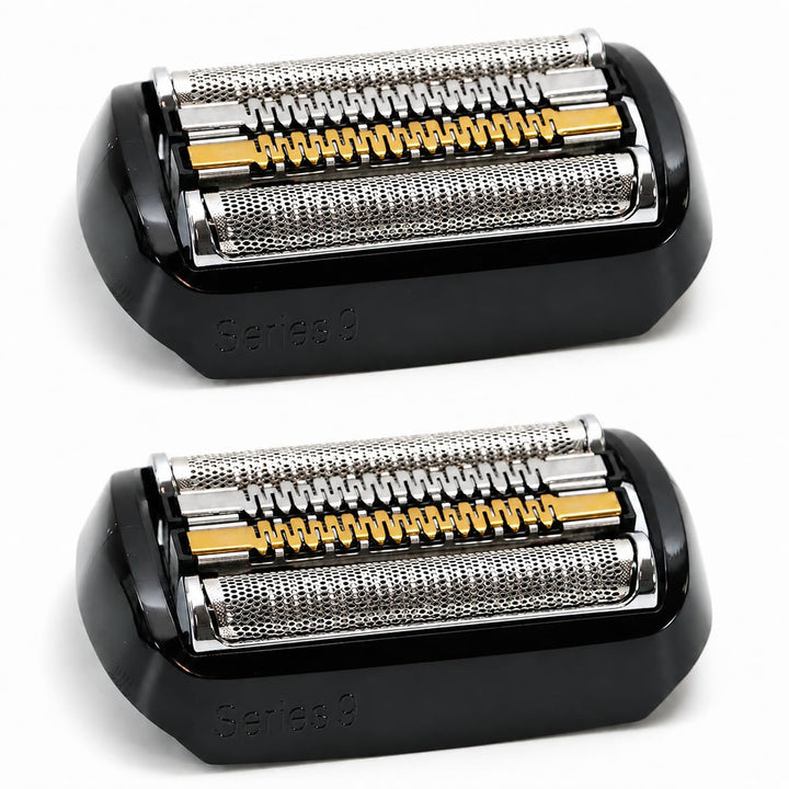 2 Stück 92B Ersatzrasierköpfe Kompatibel mit Braun elektrische Rasiermesser der Serie 9 - Kompatibel