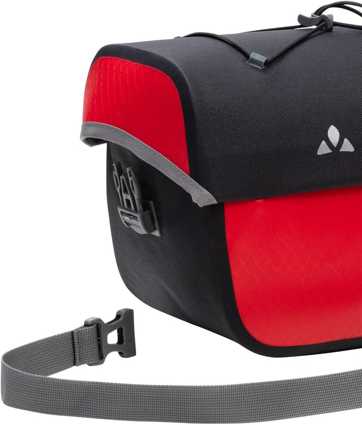 VAUDE Fahrrad Lenkertasche Aqua Box, 6 Liter Volumen, wasserdicht verschweisst Einheitsgrösse Red, E