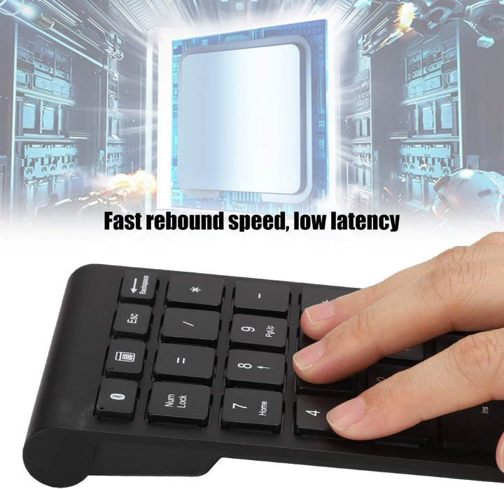 Goshyda 22 Tasten Numerisches Tastenfeld, Bluetooth Wireless Keyboard, Portable Financial Accounting