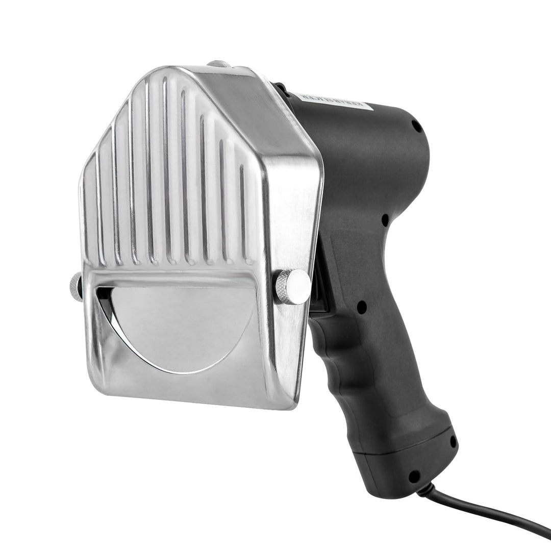 SHZICMY 120W Dönerschneider, Profi elektrisches Schneidemesser/Kebabmesser, 0-10mm Schneiddicke, Tür