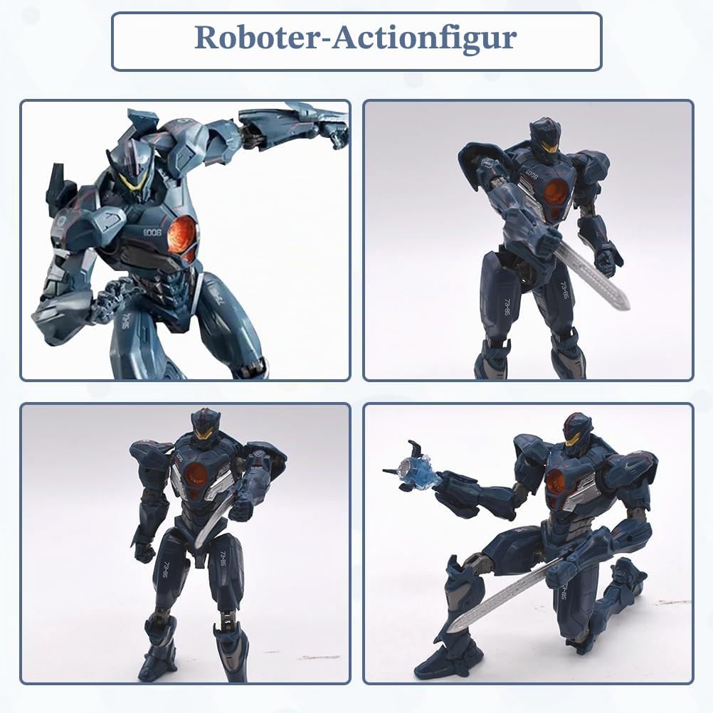BSNRDX Anime Figuren, 17 cm/6,7 Zoll Pacific Rim Uprising Figuren PVC Actionfigur Statue, Anime Figu