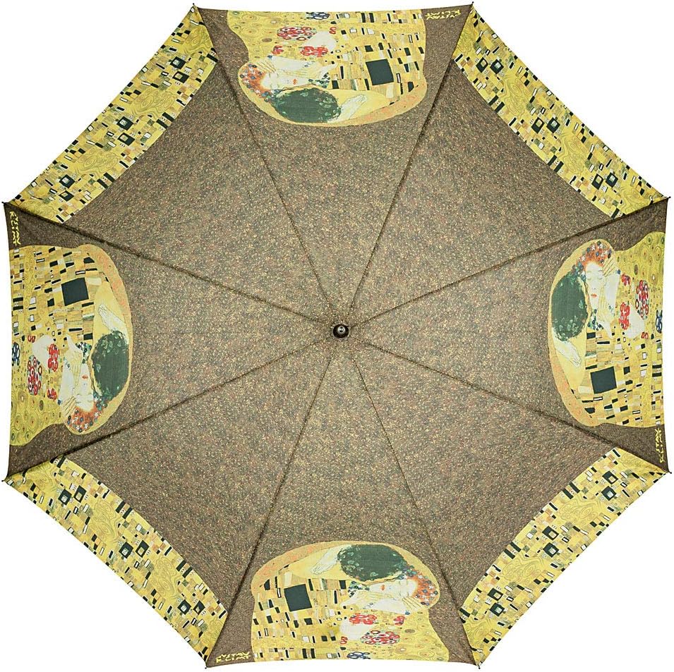 VON LILIENFELD Regenschirm Gustav Klimt: Der Kuss Auf-Automatik Damen Herren Kunst Stabil Stockschir