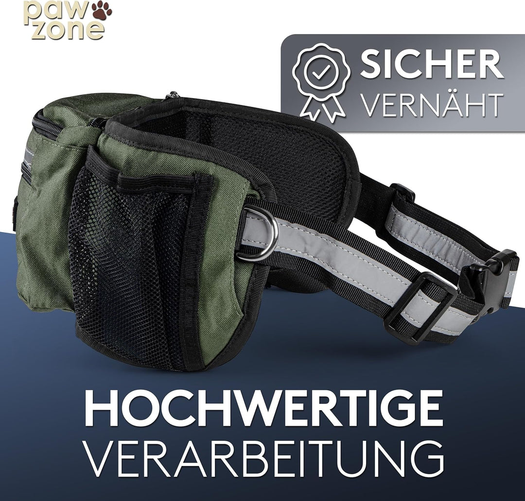 Futterbeutel Hunde - Leckerlibeutel für Hunde - Bauchtasche für Hunde Zubehör - Leckerlitasche für H