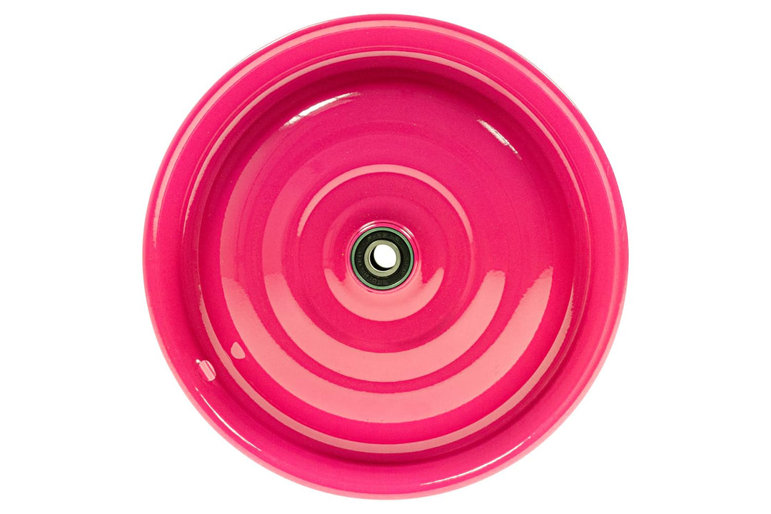 Scheibenrad Anhänger Handwagen Laufrad Rad Felge 12 1/2 Zoll Klaufix DDR (1 Stück Pink), 1 Stück Pin