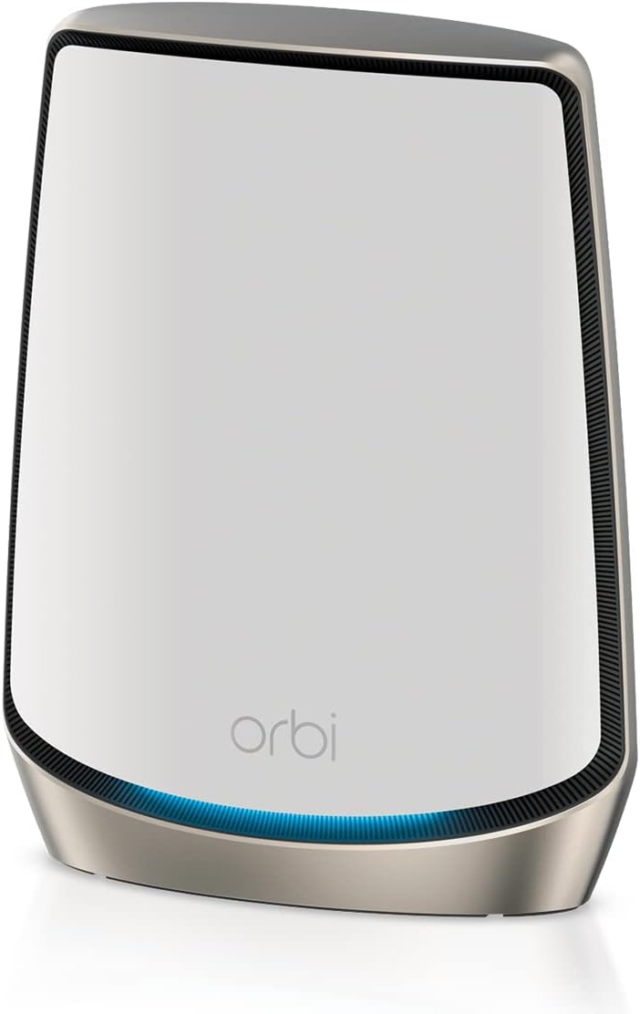 NETGEAR Orbi Tri-Band WiFi 6-Router (RBR860S), Abdeckung von bis zu 180 m², 100 Geräte, kostenlose A