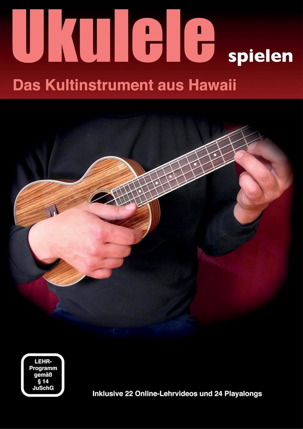 Classic Cantabile Ukulele Sopran Walnuss SET inkl. Ukulelenschule