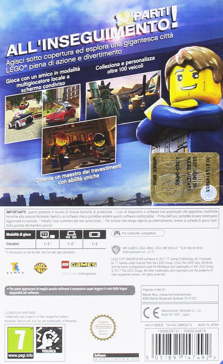 Warner Bros. Warner LEGO City Undercover