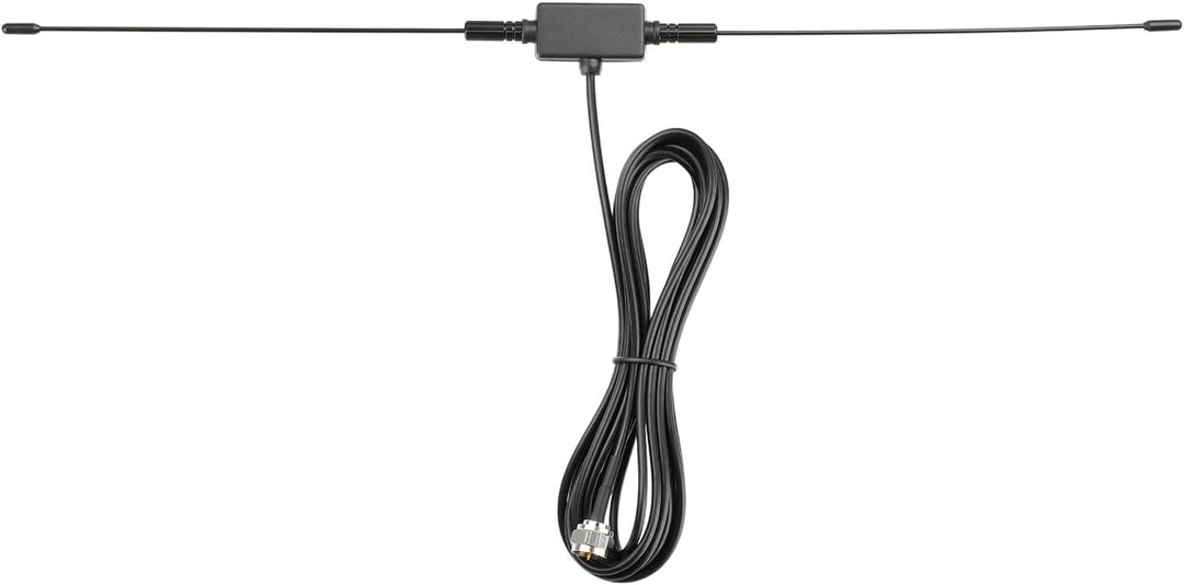 Superbat FM/AM UKW Antenne Dipolantenne mit Teflon-Beschichtung | F-Stecker mit 3m Verlängerungskabe
