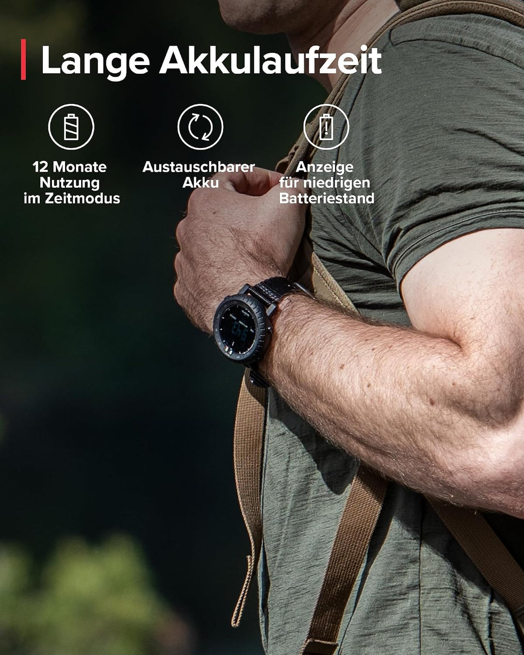 Suunto Core Outdoor-Uhr mit Höhenmesser, Barometer und