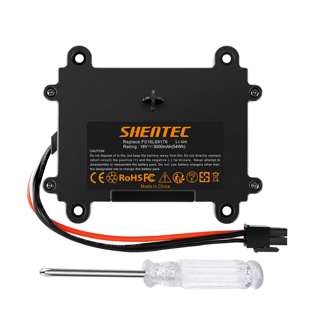 Shentec 18V 3000mAH Li-ion Akku kompatibel mit Bosch Indego 350, 400, M 700, M+ 700, S+ 350, S+ 400