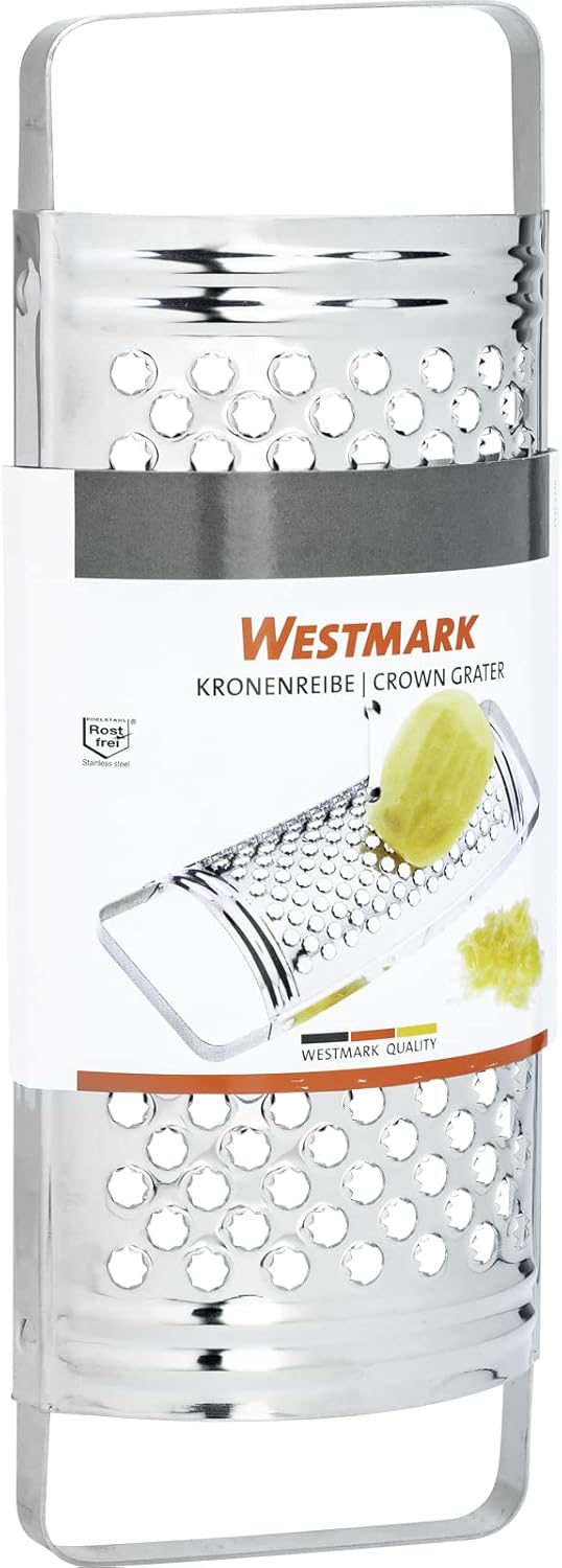 Westmark Kronenreibe, 30 x 11,3 x 4,5 cm, Rostfreier Edelstahl, Silber, 11352270, 1 - Pack, 40040941