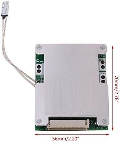 TECNOIOT 13S 48V 50A Li-Ion Lithium 18650 Batterie BMS PCB PCM Power Protection Board