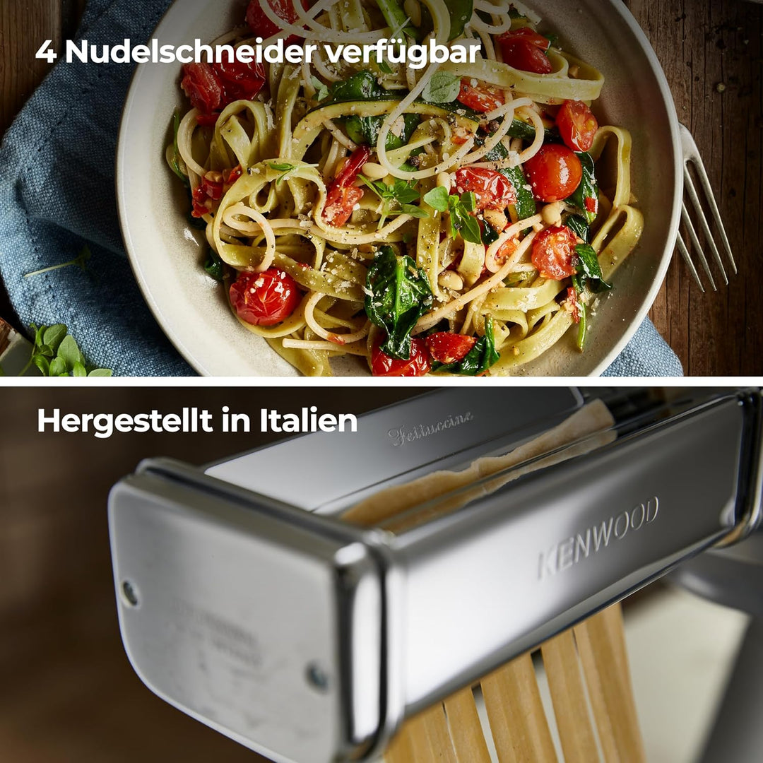 Kenwood KAX981ME Pasta-Schneideaufsatz Fettuccine, Küchenmaschinen-Zubehör, silber