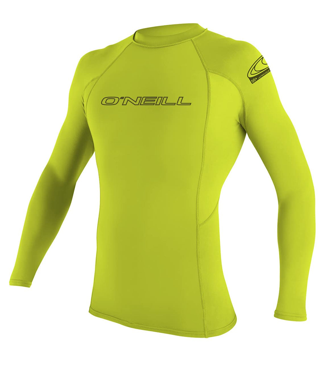 O'Neill Wetsuits Herren Uv Schutz basic skins L/S crew S Lime, S Lime