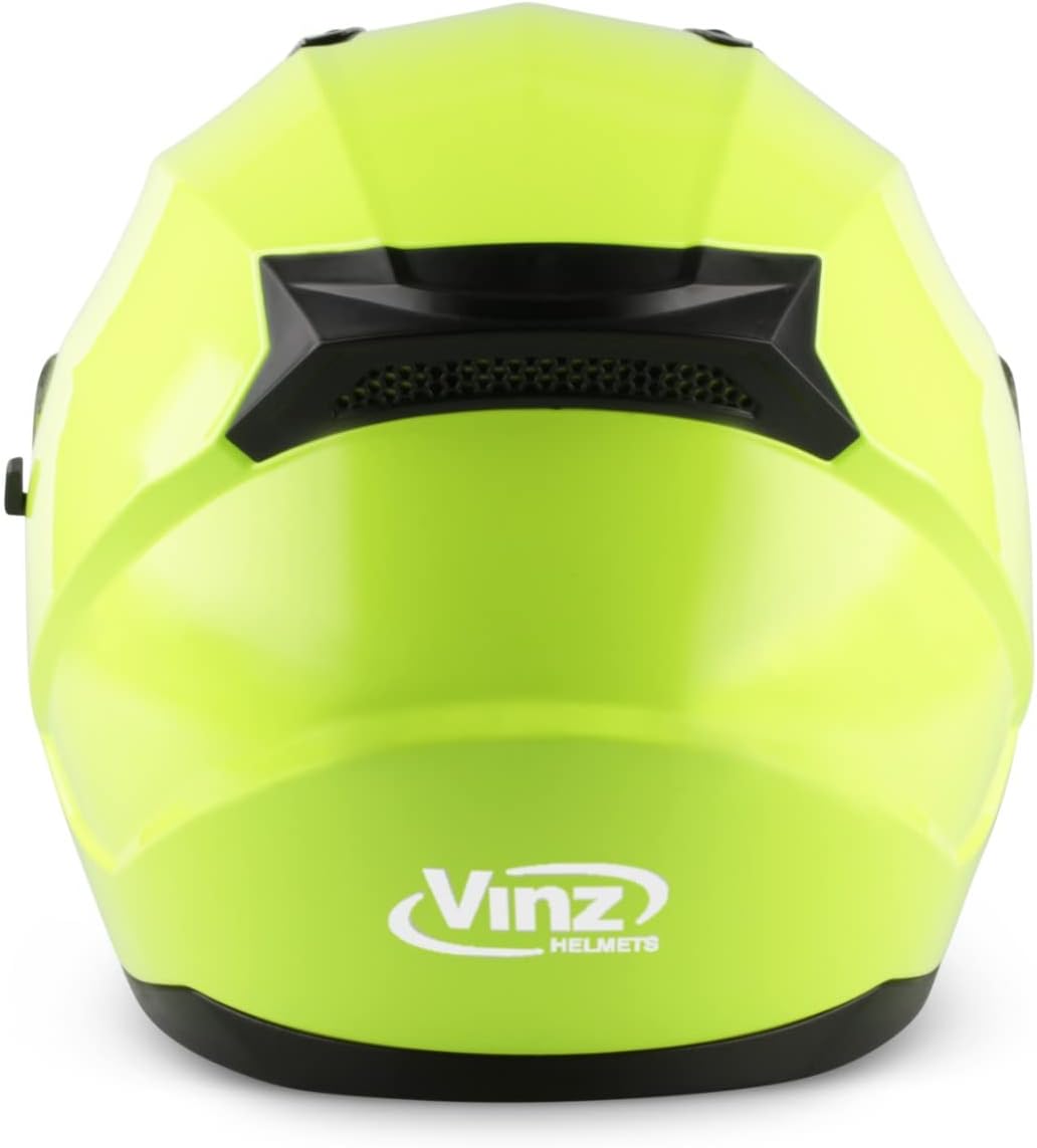 VINZ Kennet Integralhelm mit Sonnenblende | ECE 22.06 &amp; PINLOCK vorbereitet | Motorradhelm für Herre