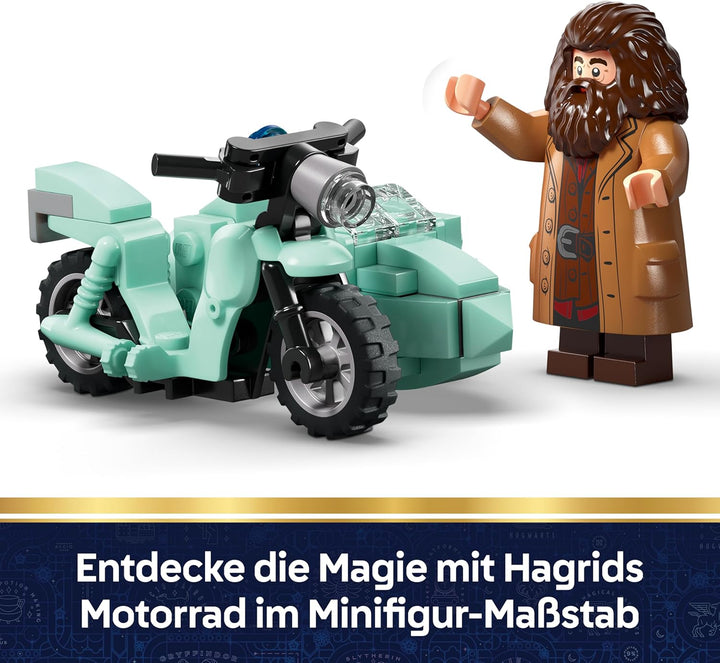 LEGO Harry Potter Hagrids und Harrys Flucht aus dem Ligusterweg - Motorrad Spielzeug mit 4 Minifigur
