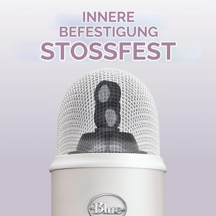 Logitech G Blue Yeti USB-Gaming-Mikrofon in Premiumqualität für Streaming, Blue VO!CE-Software, PC,