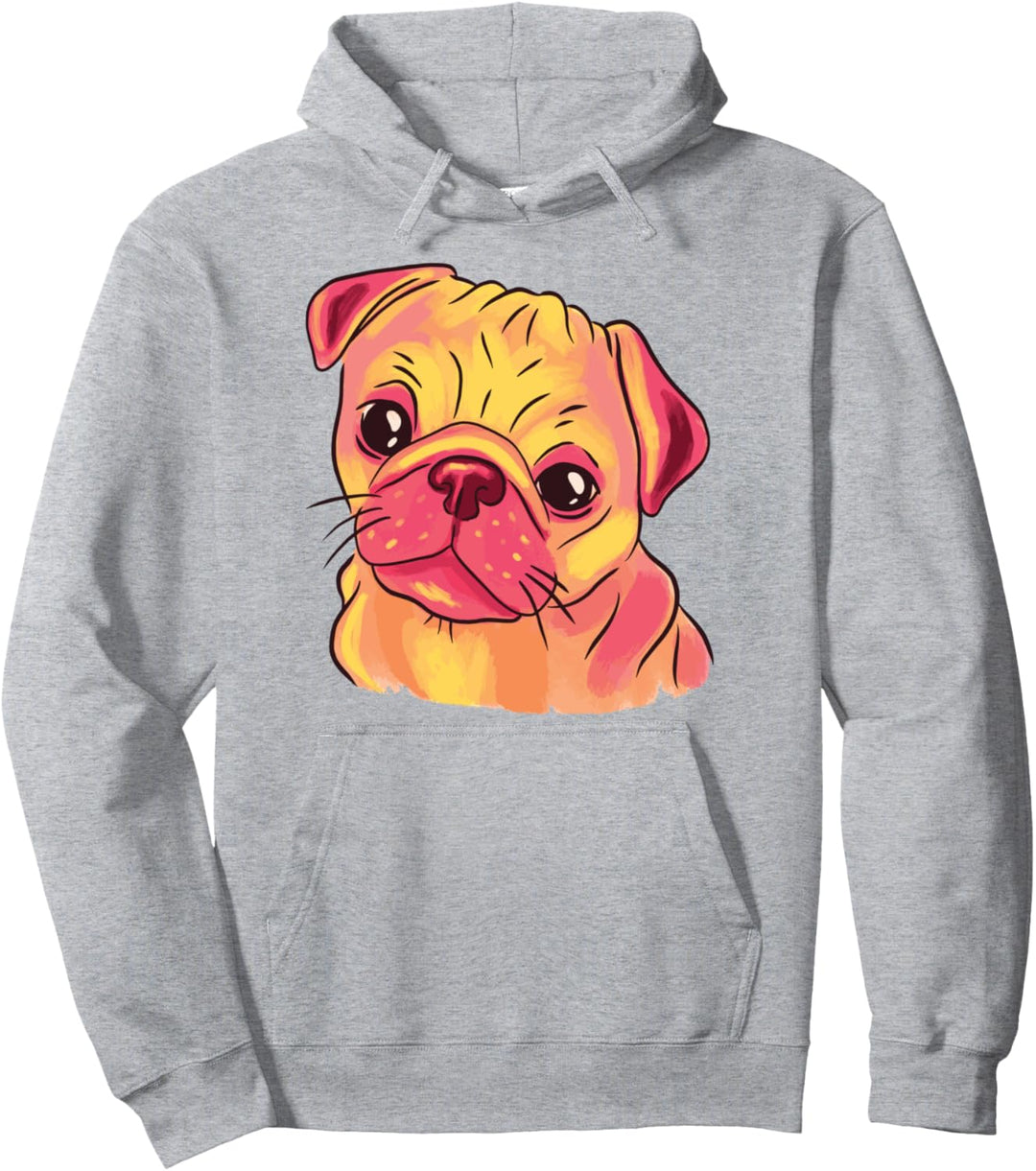 Mops Hund Pug Mom Dog Dad Pug Lover Gift Pullover Hoodie